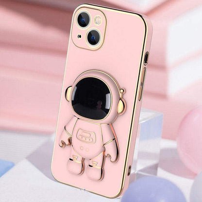 3D Astronaut Phone Case Anti-Drop Electroplating Bracket - Redneckgaminguk Community Store!