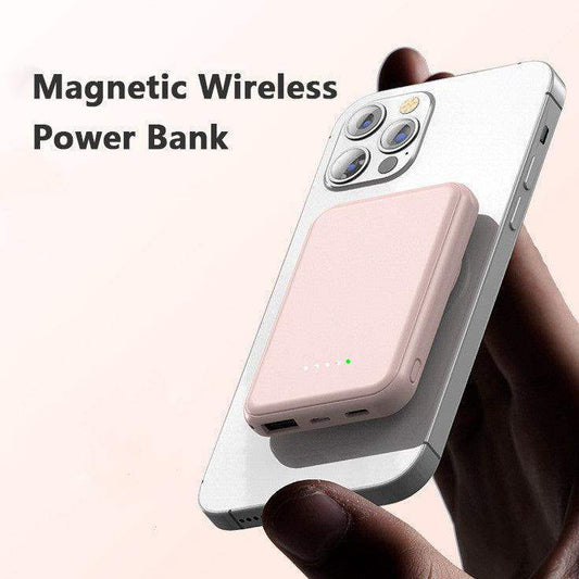 Mini Fast Charging Magnetic Wireless Power Bank 5000 MAh Portable - Redneckgaminguk Community Store!